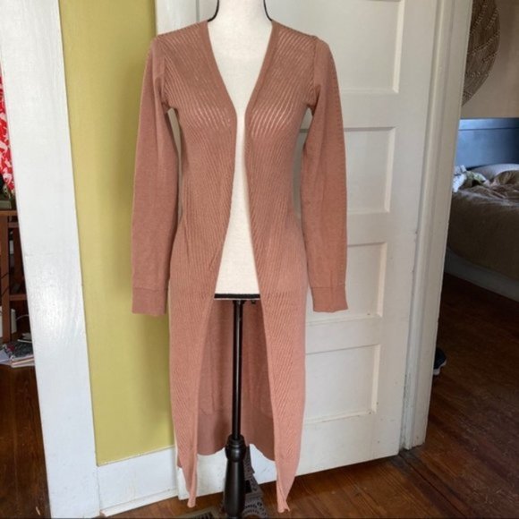 Scotch Soda Dusty Rose Duster Long 